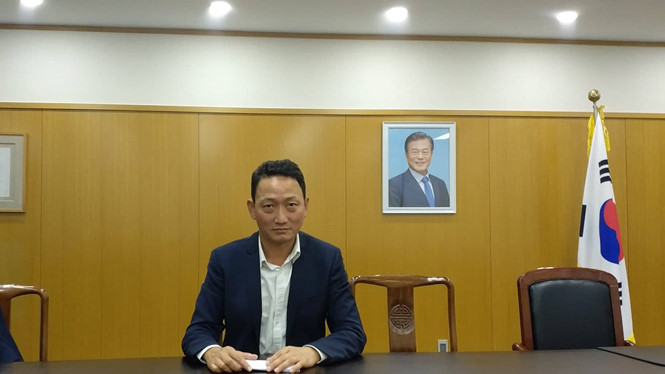 Đại sứ Hàn Quốc tại Việt Nam Kim Do-hyun | ẢNH VŨ HÂN